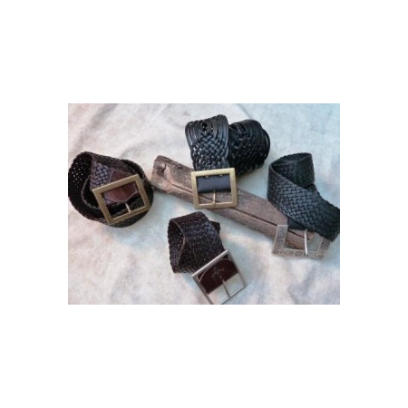 Cinturón cuero ancho