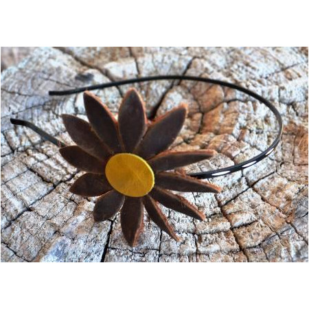 Diadema cuero