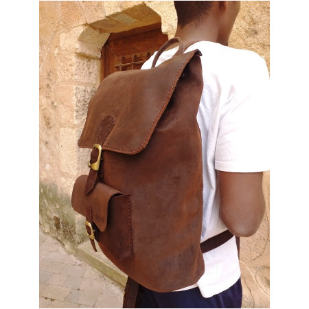 Mochila cuero Addis