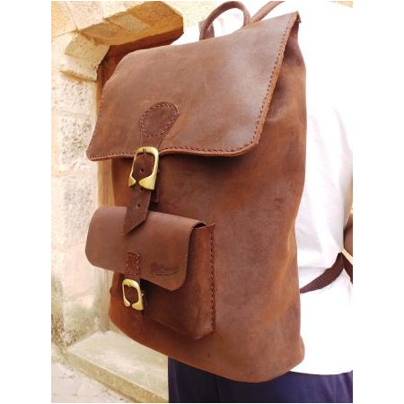 Mochila cuero Addis