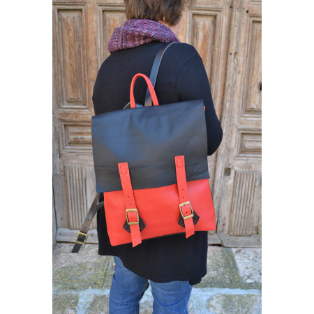 Mochila cuero Carmina