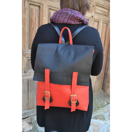 Mochila cuero Carmina