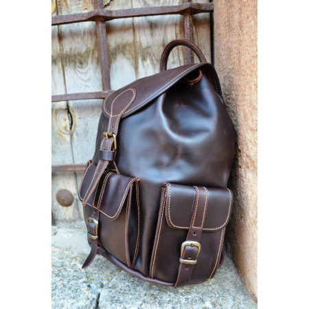 Mochila cuero Gambela