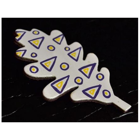 Broche hoja
