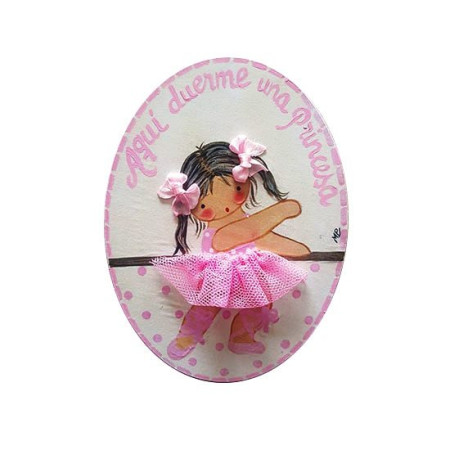 Placas madera infantiles