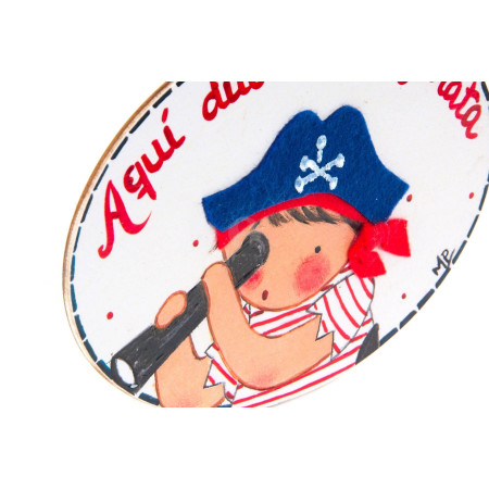 Placas madera infantiles