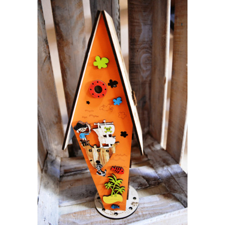 Hucha infantil madera