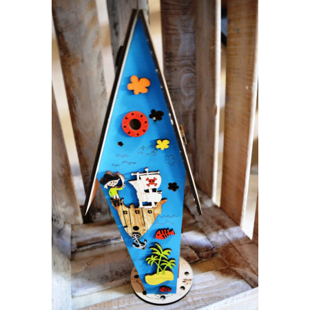 Hucha infantil madera