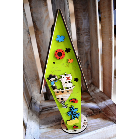 Hucha infantil madera