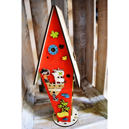 Hucha infantil madera