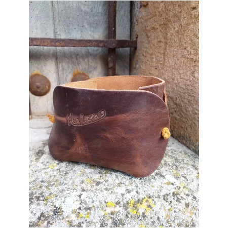 Macetero cuero