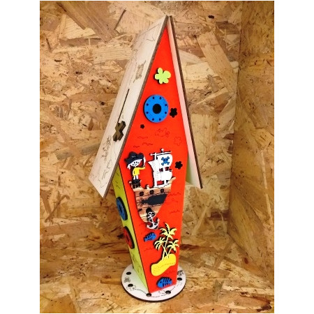 Hucha infantil madera