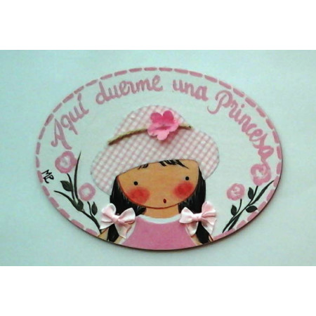 Placas madera infantiles