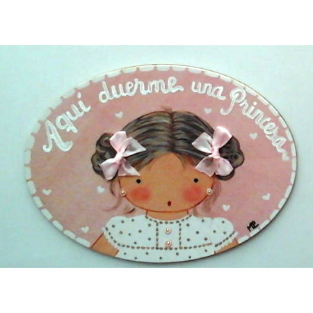 Placas madera infantiles