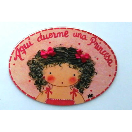 Placas madera infantiles