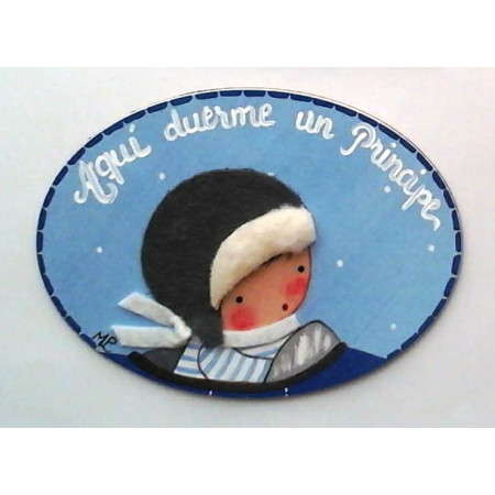 Placas madera infantiles