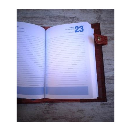 Agenda cuero
