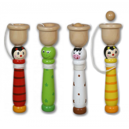 Cuela bolas de madera