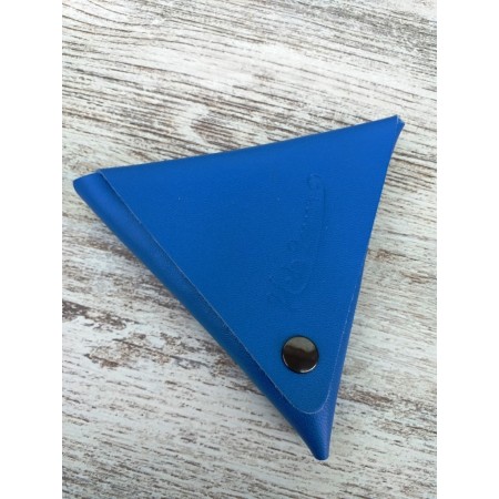 Monedero cuero triangular