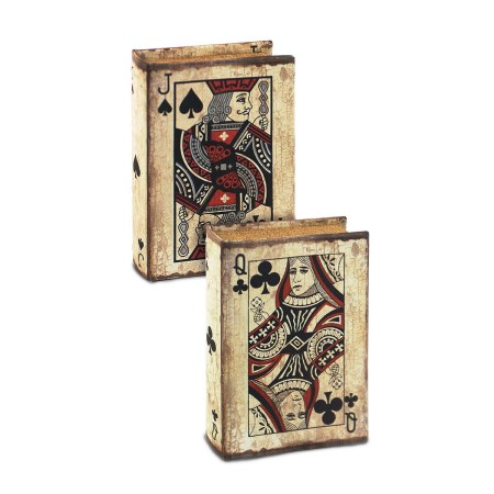 Caja libro con baraja