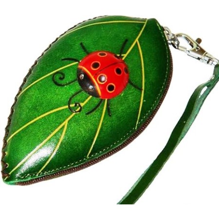 Monedero cuero animales