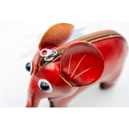 Monedero cuero animales