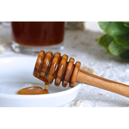 Cuchara de miel de madera de olivo artesanal | El Hada Leanan