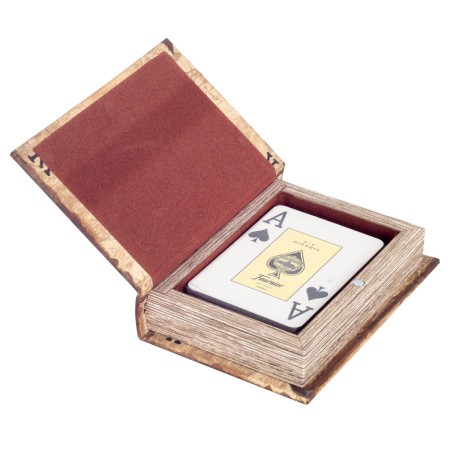 Caja libro con baraja