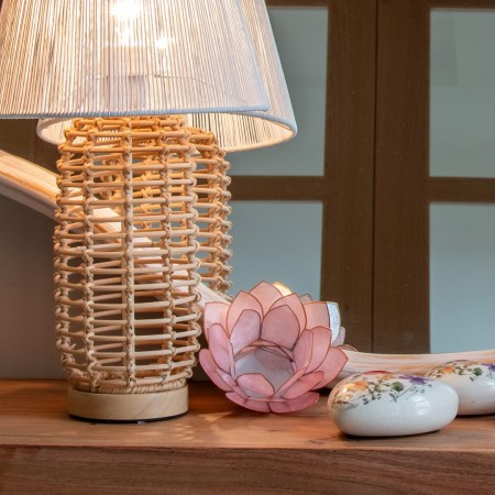 Portavelas flor de loto