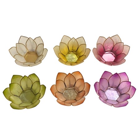 Portavelas flor de loto