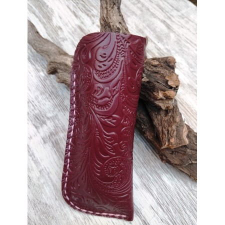 Funda de cuero artesanal para gafas | El Hada Leanan