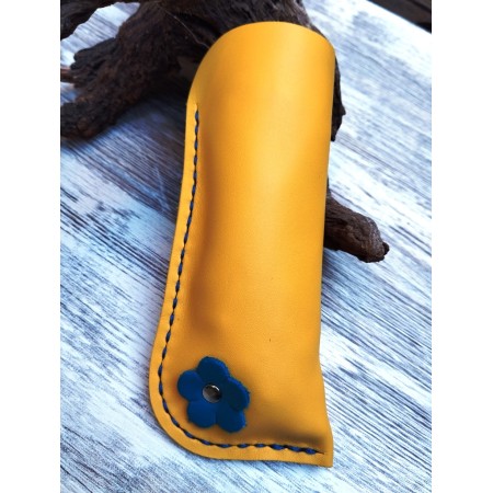 Funda de cuero artesanal para gafas | El Hada Leanan