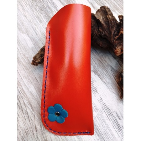 Funda de cuero artesanal para gafas | El Hada Leanan