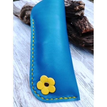 Funda de cuero artesanal para gafas | El Hada Leanan
