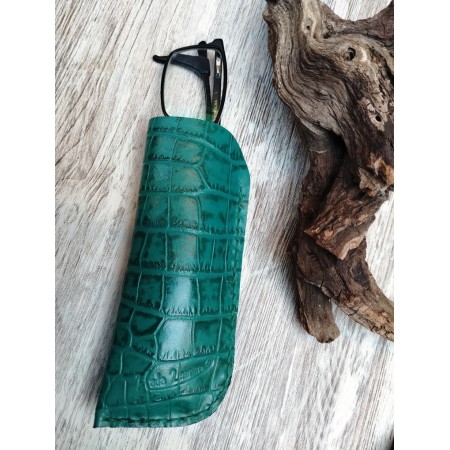 Funda de cuero artesanal para gafas | El Hada Leanan