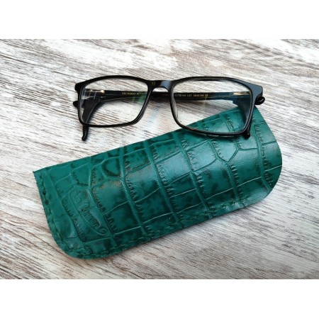 Funda de cuero artesanal para gafas | El Hada Leanan