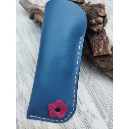 Funda de cuero artesanal para gafas | El Hada Leanan
