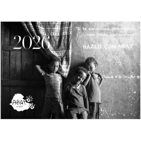 Calendario solidario Abay 2026 – Colabora con Etiopía