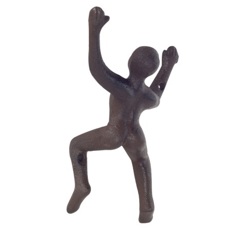Percha figura humana en hierro forjado | Percha decorativa
