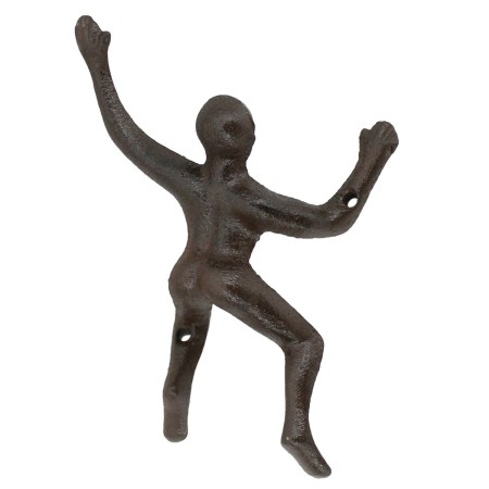 Percha figura humana en hierro forjado | Percha decorativa
