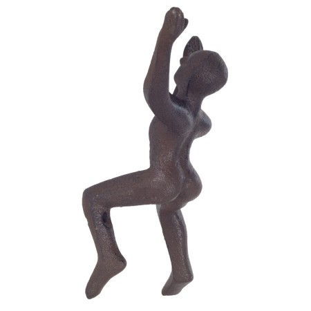Percha figura humana en hierro forjado | Percha decorativa