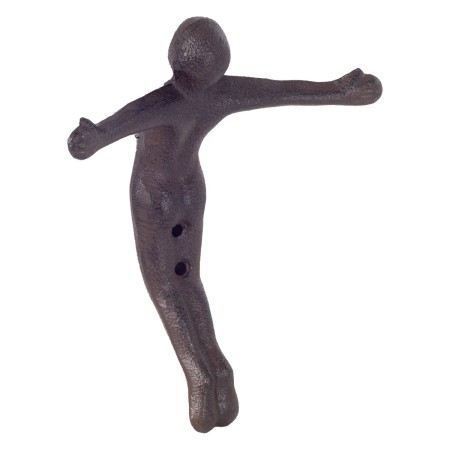 Percha figura humana hierro forjado