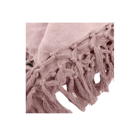 Plaid algodón rosa palo | 240×260 cm 320 GSM