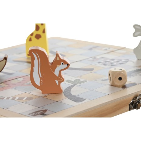 Juego de la escalera madera | Figuras animales