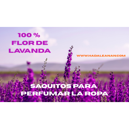 Saquito de lavanda ecológica | Aromatizador natural para armarios