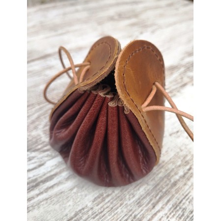 Monedero saco brasileño de cuero | Artesanal y personalizable