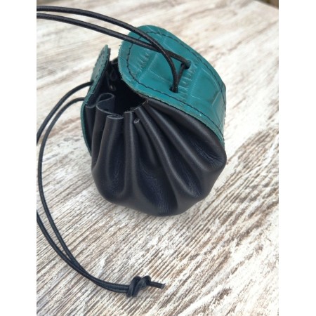 Monedero saco brasileño de cuero | Artesanal y personalizable