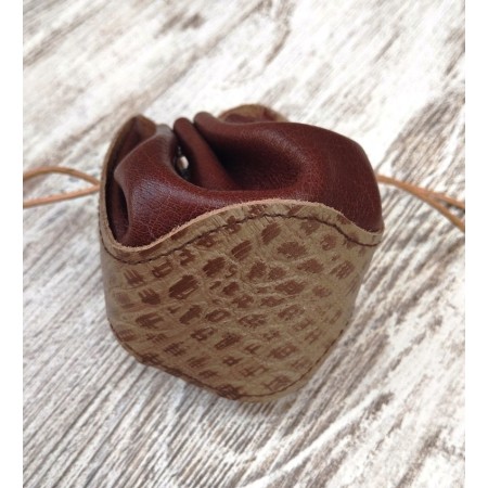 Monedero saco brasileño de cuero | Artesanal y personalizable