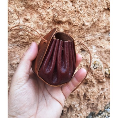 Monedero saco brasileño de cuero | Artesanal y personalizable