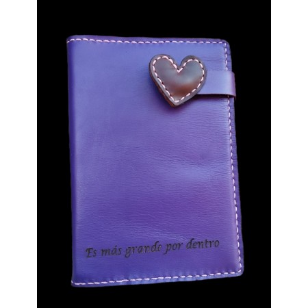 Agenda cuero personalizada